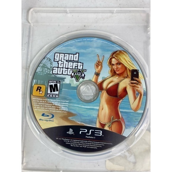 PlayStation Play Station PS3 Grand Theft Auto V 5 Game Rated 17+ Exciting Action - Picture 2 of 5